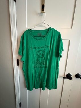 Crazy Dog,  "If I Shenan Once, I’ll Shenanigan" St. Patrick’s Day Tee - Green 3X